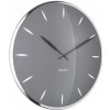 Dizajnové nástenné hodiny 5761GY Karlsson 40cm (8714302686283)