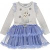 Character Sleeve Dress Frozen Elsa 4-5 let (104-110 cm)