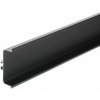 vodorovný Gola C profil XG20 – 2900 mm, matná čierna 2,9m