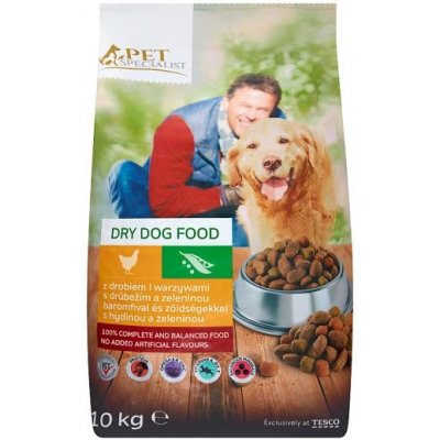 Tesco Pet Specialist Kompletné krmivo pre dospelé psy s hovädzinou a  zeleninou 10 kg od 12,99 € - Heureka.sk