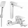MEXEN/S - Alexset R62 Set umývadlové a vaňové batérie s príslušenstvom, chróm 71213R62-00