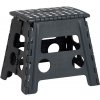 Zeller Present Stolička, plast, čierna, 32 × 37 × 30 cm, 13035