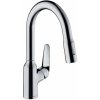 Hansgrohe Focus M42 - Drezová batéria M4216-H180 s výsuvnou spŕškou, sBOX, chróm - 71821000