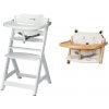 Safety 1st Detská jedálenská stolička Toto, biela + Vankúš na detskú stoličku Toto, medvedík (800005835)
