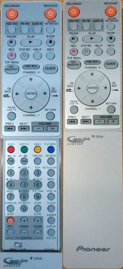 Diaľkový ovládač Pioneer AXD7482