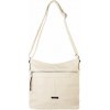 KIARA dámska crossbody koženková kabelka Béžová