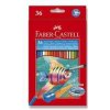 Akvarelové pastelky Faber-Castell 36 farieb + štetec