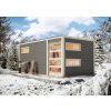 fínska sauna KARIBU HYGGE (86313) terragrau s predsieňou LG1978