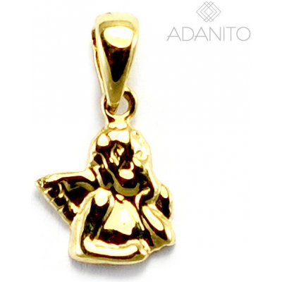 Adanito BRP1033G Zlatý prívesok anjel