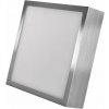EMOS SK s.r.o. Lighting LED prisadené svietidlo, štvorec, strieborné, 12,5W, CCT - ZM6233