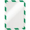 Durable Samolepiaci Duraframe Security A4, zeleno-biely, bal.2 ks