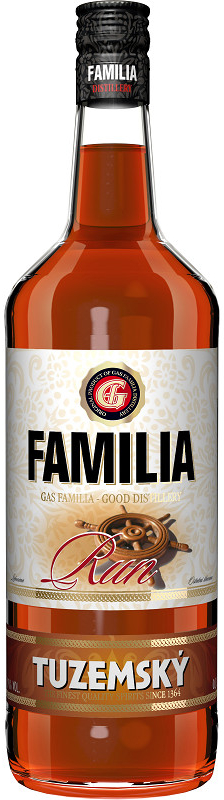 GAS FAMILIA Run Tuzemský 35% 1 l (čistá fľaša)