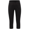 Dámske 3/4 funkčné nohavice Craft ADV Wool Merino black XS
