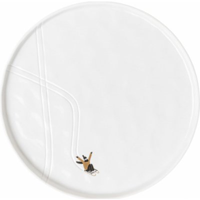 räder Porcelánový tanieer Sledging 22 cm