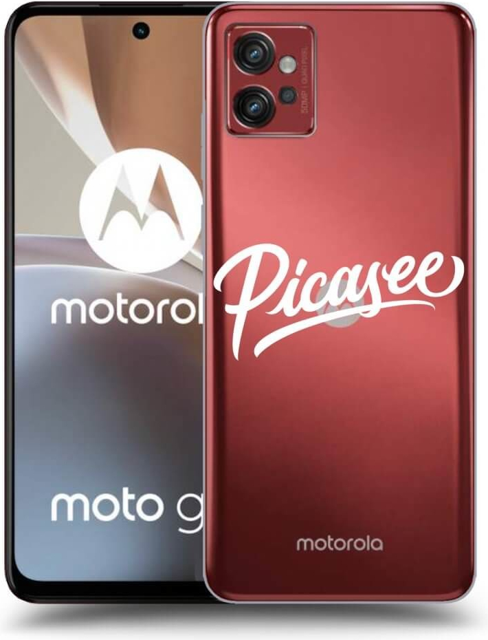 Púzdro Picasee silikónové Motorola Moto G32 - Picasee - White čiré