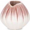 Váza EVITA 04 krémová / ružová