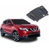 RIVAL Oceľový kryt motora a prevodovky Nissan Qashqai CVT 2,0; 1,2; 1,6D 2014-2019 (SP3077BS-1)