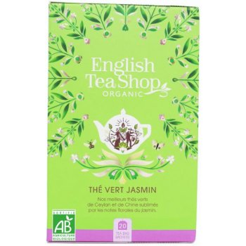 English Tea Shop zelený čaj s jasmínem a bezinkou 20 vreciek