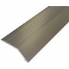 AP6 nájazdová lišta samolepiaca ACARA, hliník elox bronz, 14,5 mm, 2,7 m