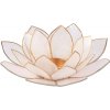 Svietnik Lotus veľký Biely
