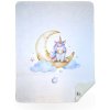 Kikko Detská španielska deka 75 x 100 cm Xkko Lux Moon Unicorn
