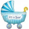 Godan Fóliový balón 24 Kočiar It´s a boy (Vhodné pre plnenie vzduchom aj héliom.)