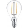 Philips LED žiarovka svietiaca E14 2W číra malá žiarovka 2700°K žiarovka EAN 8718696574133