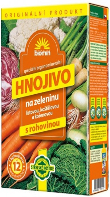 AG Biomin Hnojivo zelenina - 1 Kg