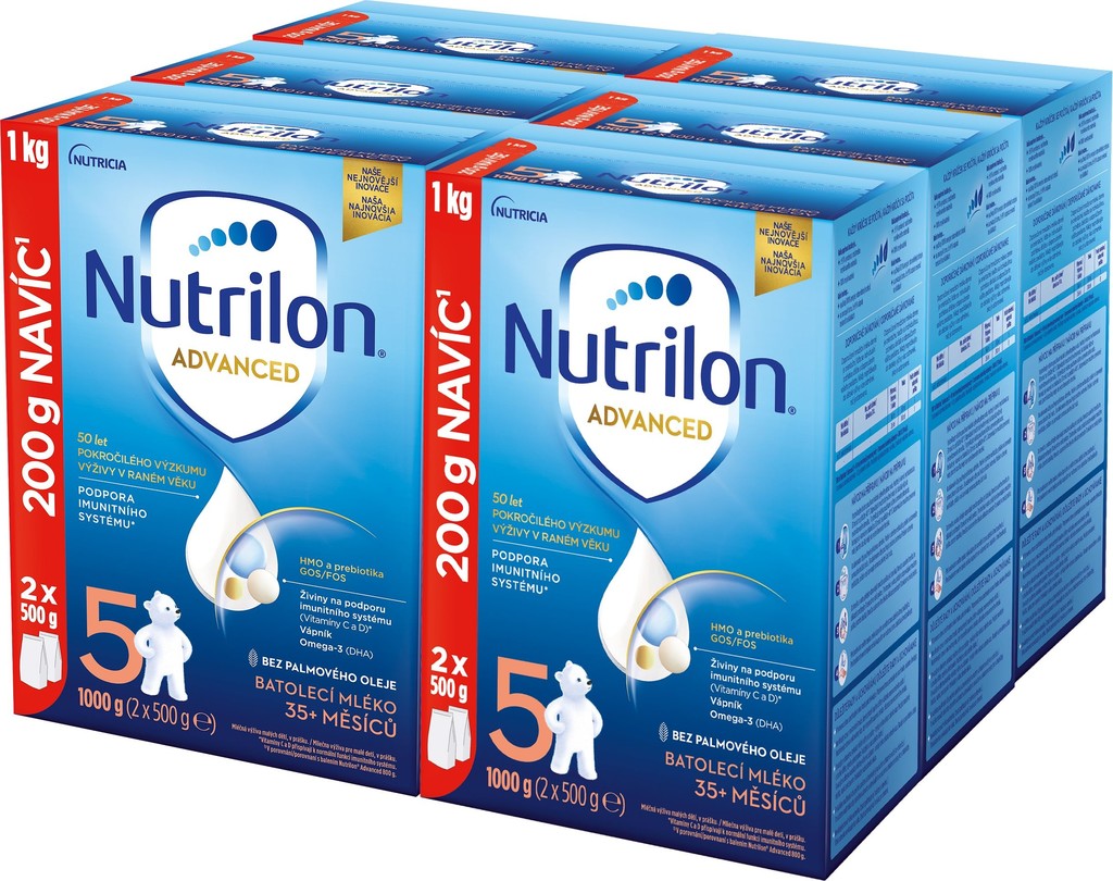 Nutrilon 5 Advanced DUO balenie 6 x 1 kg