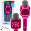 LEAN TOYS Bluetooth mikrofón – ružová