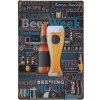 Ceduľa Beer Week 30cm x 20cm Plechová tabuľa
