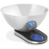 Elektronická kuchynská váha z plastu s miskou ADE TOSCA BIELO-ČIERNA
