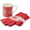 Hrnček s vlastným menom a rukavice - dokonalý vianočný darček