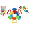 Teddies Hrkálka/Hryzátko/Flexi krúžok plast/silikón 15cm na karte