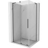 Mexen Velar L posuvná sprchová kabína 110 x 75 cm, transparentná, gun metal - 871-110-075-03-95