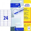 Etikety univerzálne 70x37mm Avery A4 25+5 hárkov