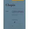 At The Piano Chopin noty pre klavír 17 známych originálnych skladieb v postupnom poradí obtiažnosti s praktickými komentármi