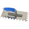 Hladítko Kubala nerezové polguľaté zuby R15 280 x 120 mm