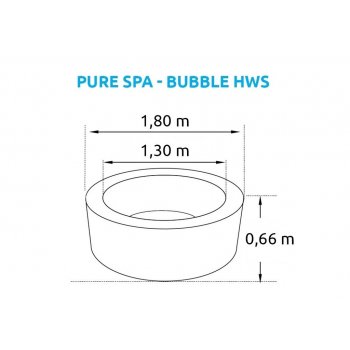 Marimex Pure Spa - Bubble HWS 11400275