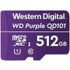WD MicroSDXC karta 512 GB Purple WDD512G1P0C Class 10 (R:100/W:60 MB/s)