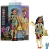 Mattel Monster High Cleo De Nile Doll With Blue Streaked Hair And Pet Dog
