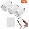Set 3+1 BOT Inteligentná Zigbee/WiFi termostatická hlavica TH6 Tuya