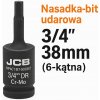 JCB Nástrčný klíč Impact 38 mm 3/4 (6hranný)