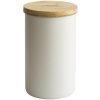 Dóza na potraviny NBA188 650 ml, kov / bambus, Pebbly