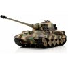 TORRO TORRO tank RC Königstiger Henschel kamufláž - BB Airsoft+IR kovové pásy 1:16
