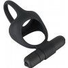 Black Velvets Silicone Cock & Ball Ring Vibe