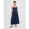 GAP Denim maxi dress with pockets Women's čierna