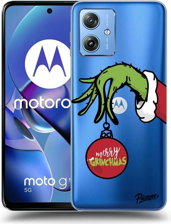 Picasee silikónové Motorola Moto G54 5G - Grinch čiré