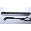 PremiumCord PDU 19” 1U, 8x230V, kabel