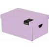 oxybag krabica lamino veľká - 35,5 x 24 x16 cm - PASTELINI fialová